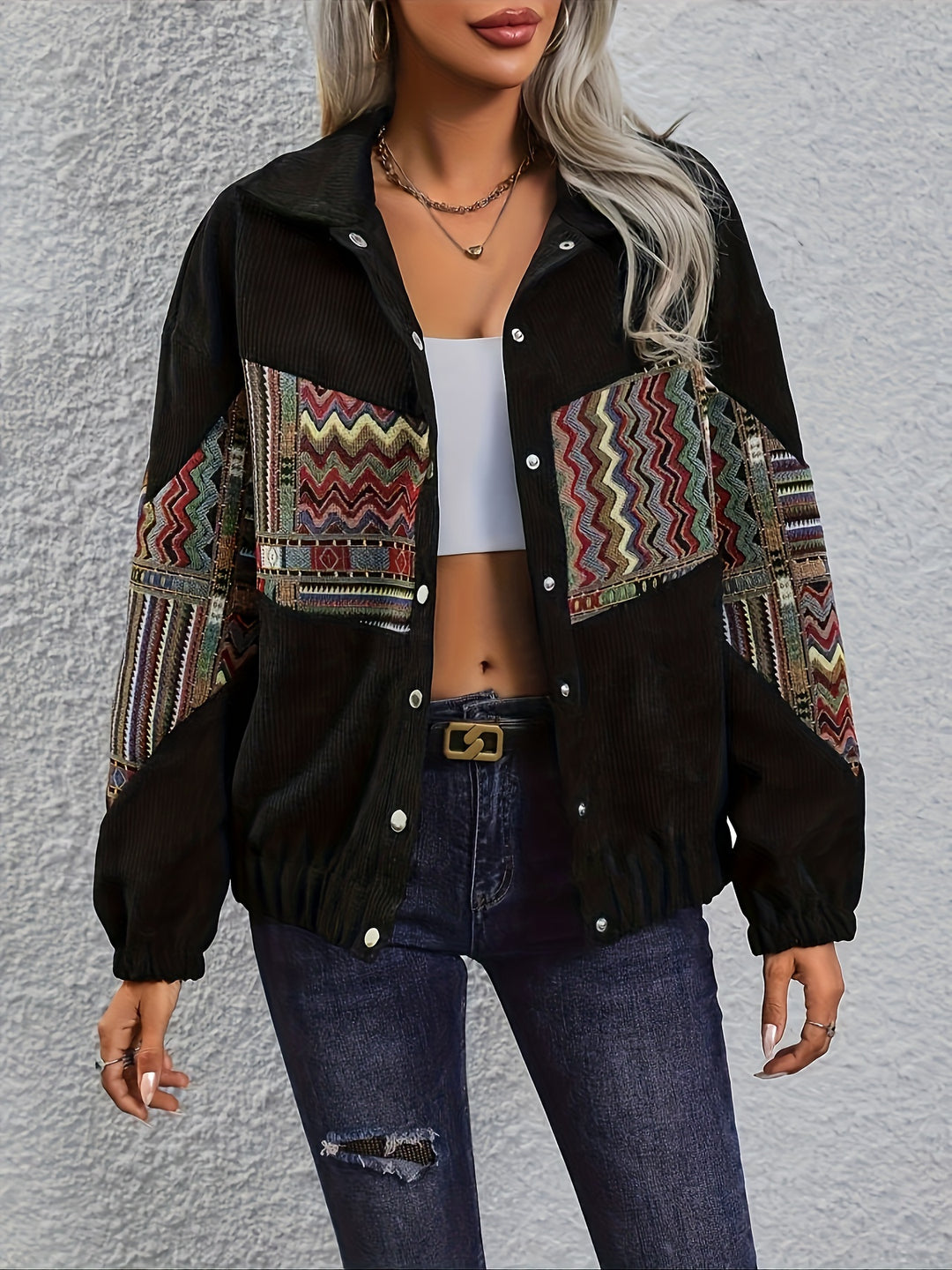 Vivienne | Patchwork Statement Jacket
