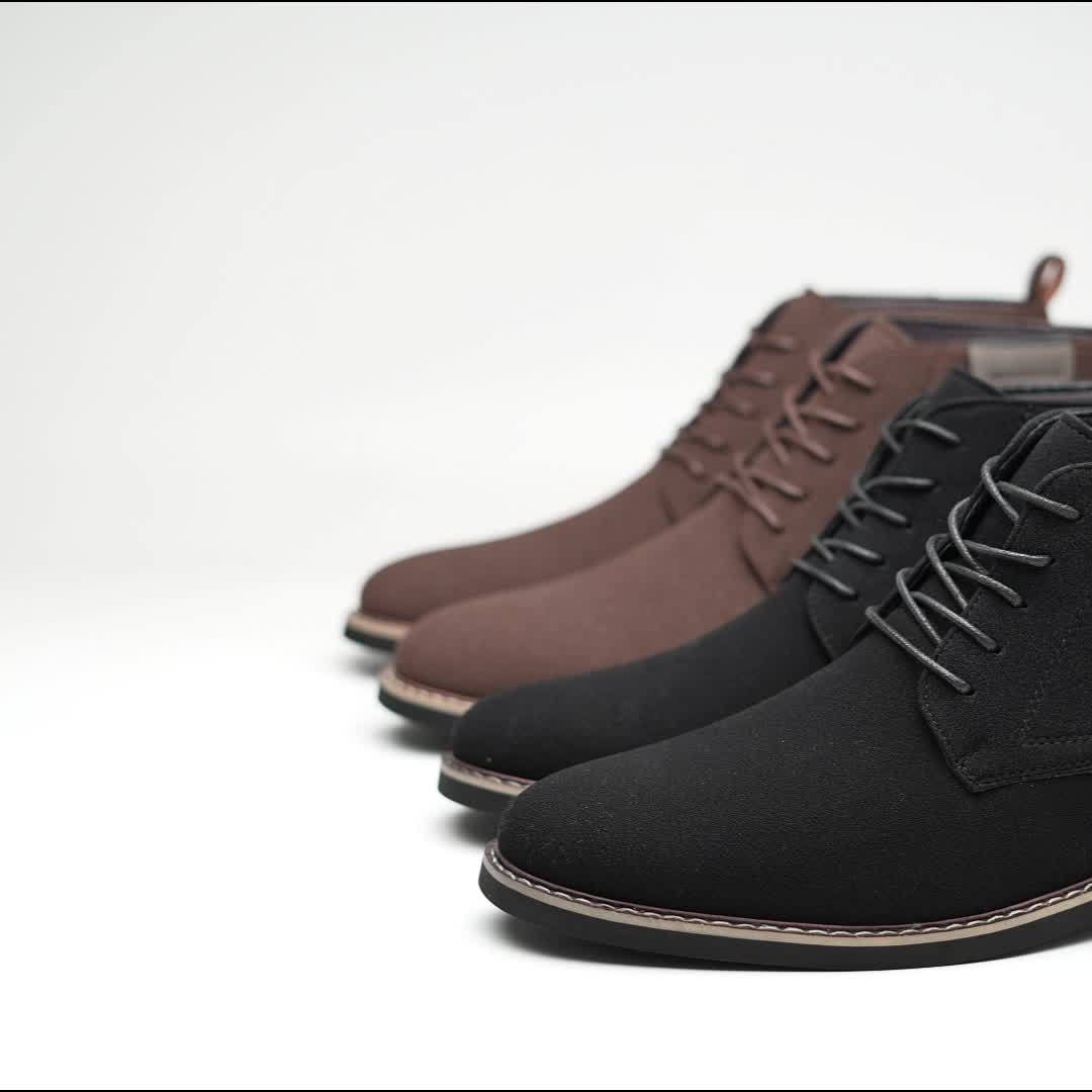 Alden | Refined Lace-Up Ankle Boots
