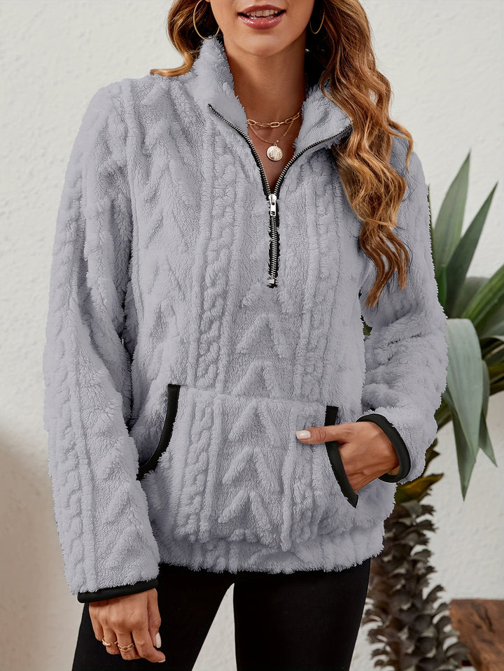 Delilah | Cozy Half-Zip Pullover