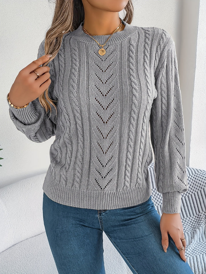 Blythe | Cable-Knit Textured Sweater
