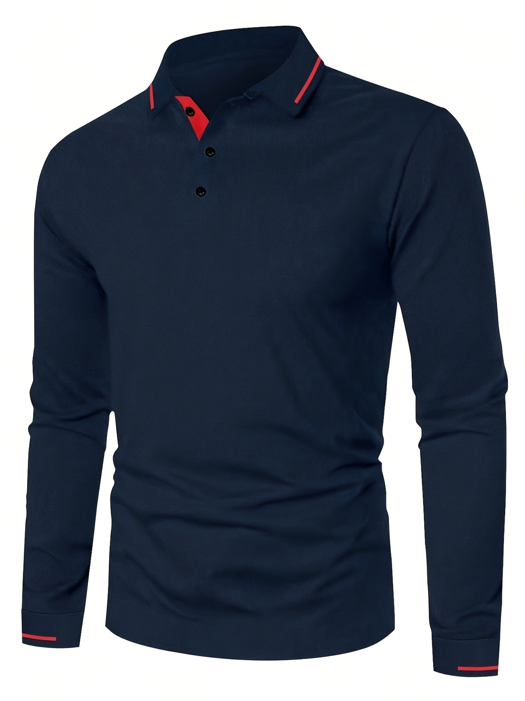 Dalton | Refined Long-Sleeve Polo Shirt