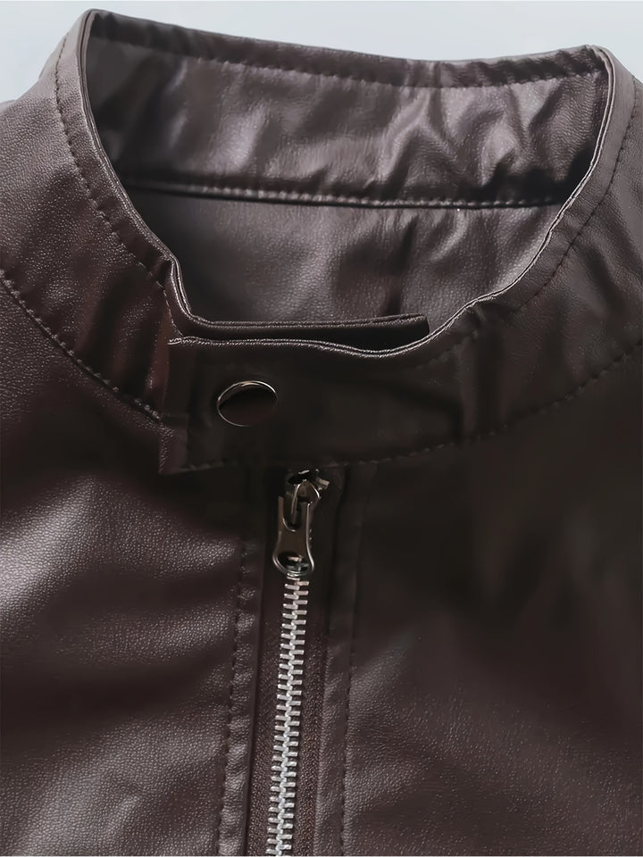 Bryson | Stand-Collar Moto Jacket