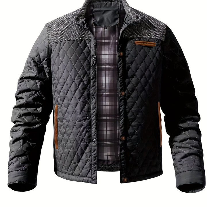 Gideon | Quilted Stand-Collar Jacket