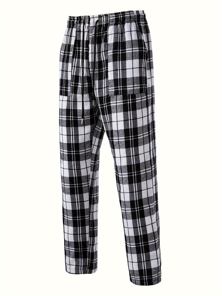 Damon | Relaxed Plaid Lounge Pants