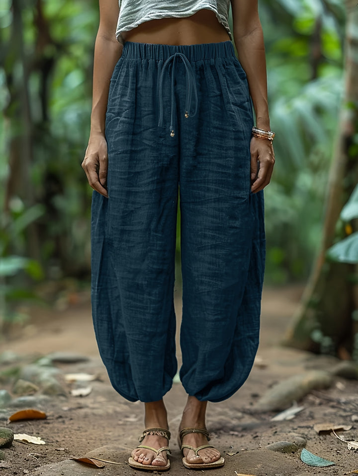 Marjorie | Relaxed Drawstring Lantern Pants