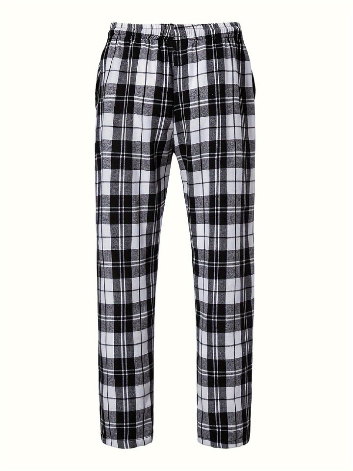 Damon | Relaxed Plaid Lounge Pants