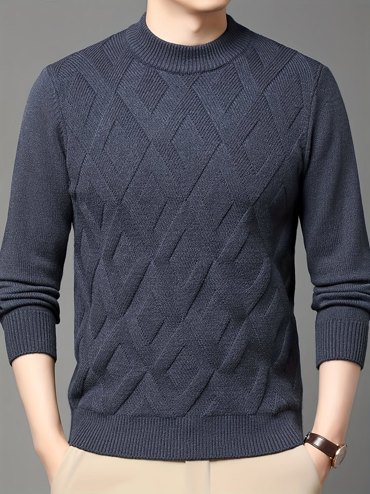 Ellis | Textured Mock-Neck Sweater