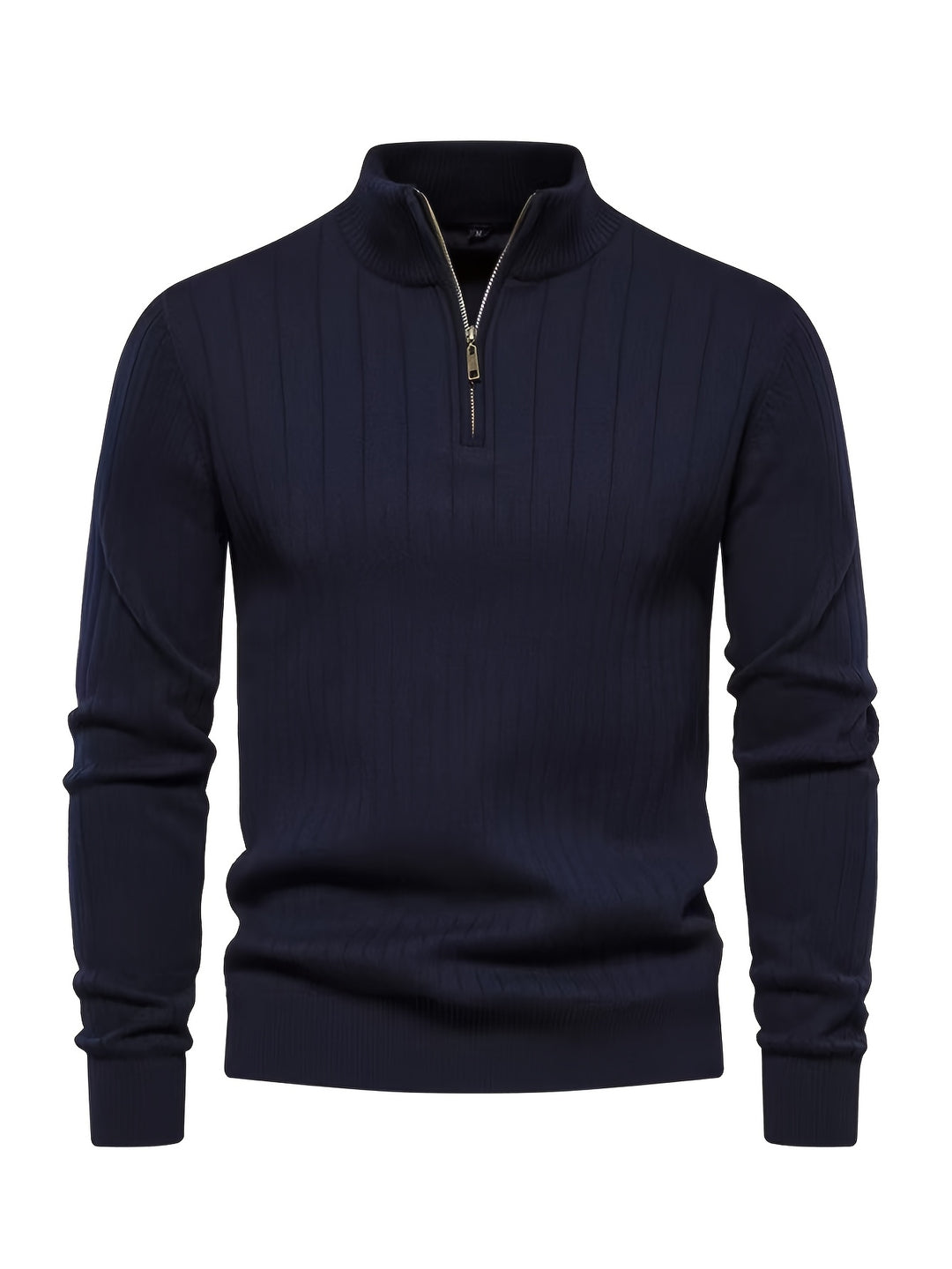 Reid | Quarter-Zip Stand Collar Sweater