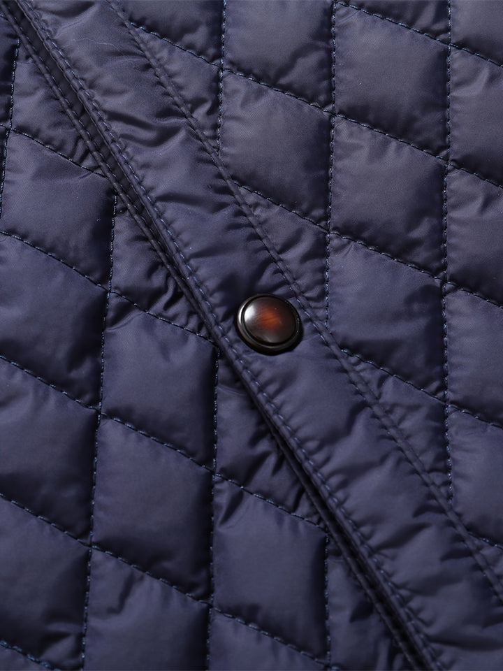 Alden | Quilted Stand-Collar Jacket