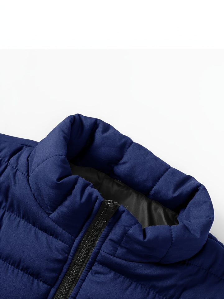 Donovan | Quilted Stand-Collar Vest