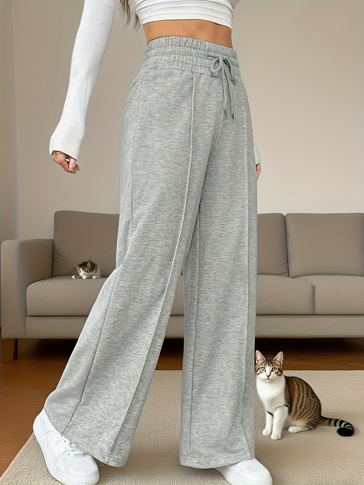 Rebecca | Cozy High-Waisted Wide-Leg Pants