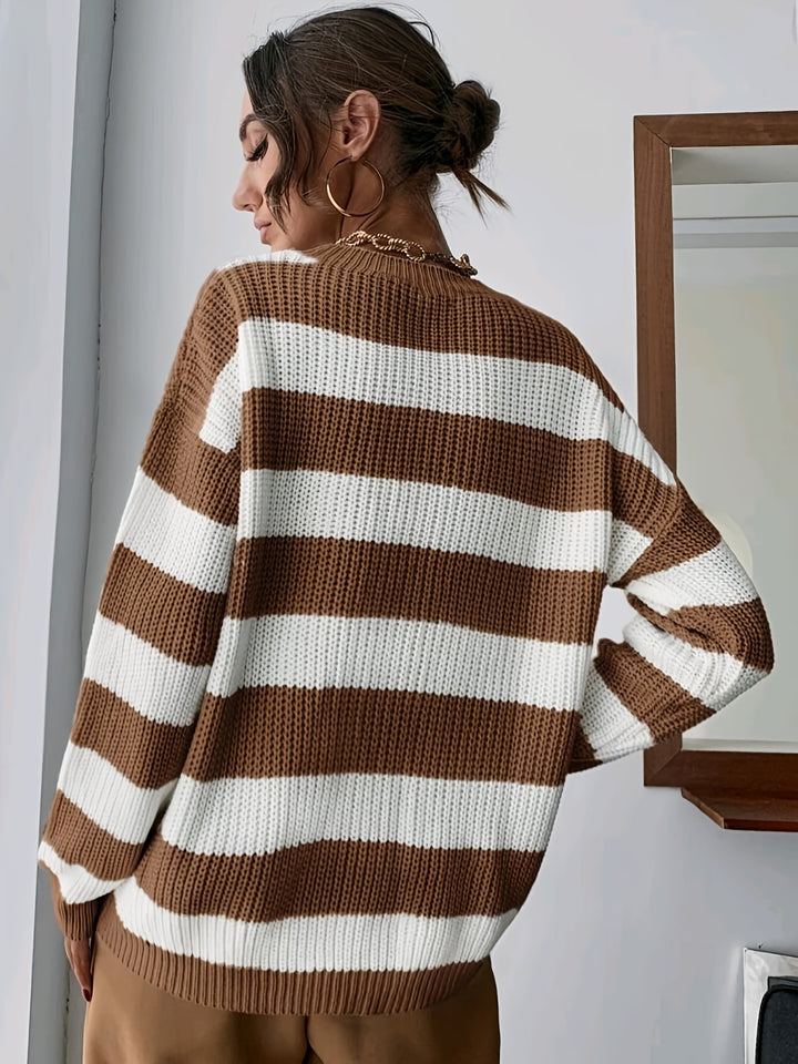 Meredith | Relaxed Striped Sweater