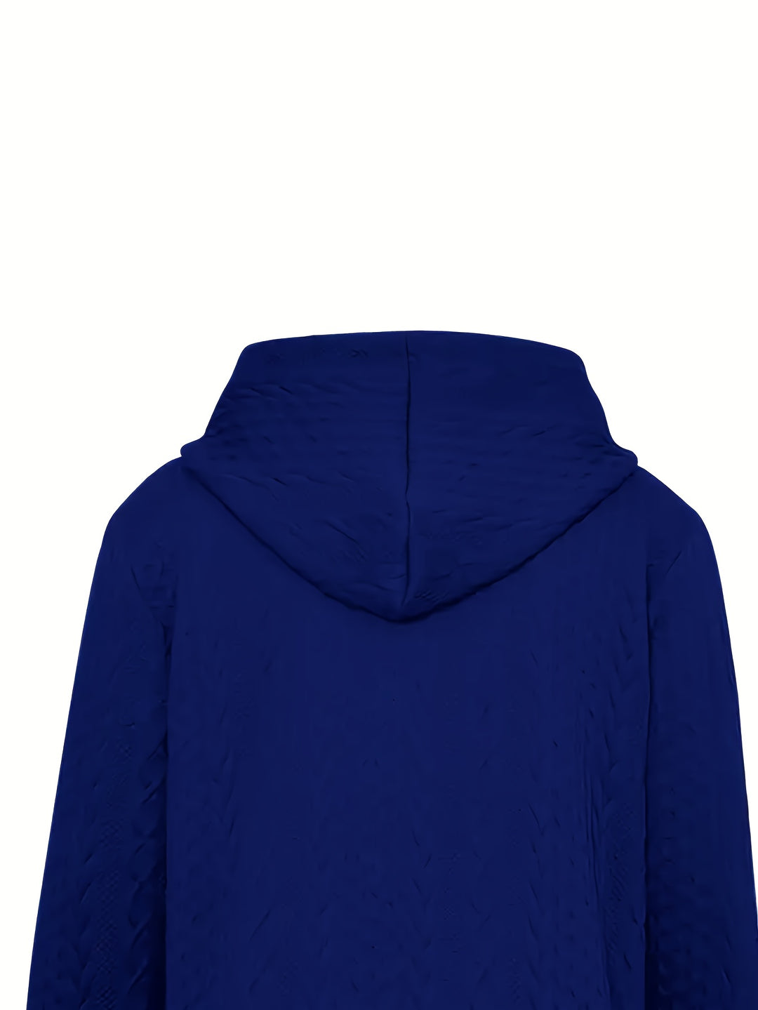 Delia | Textured Zip-Up Hooded Jacket