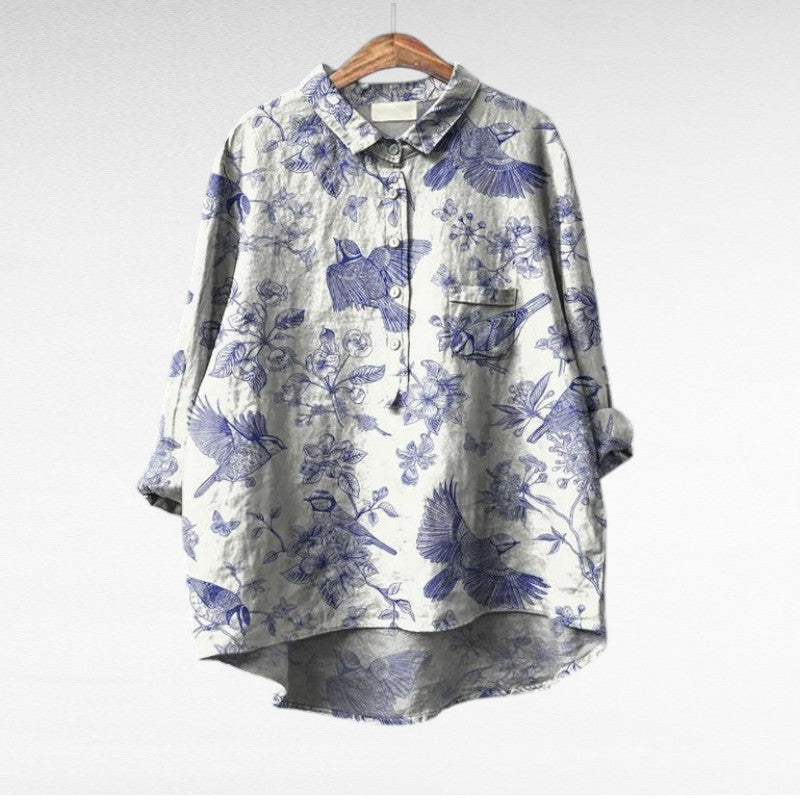 Leslie | Stylish Multicolor Floral Blouse