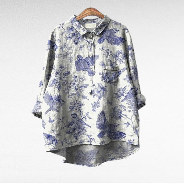 Leslie | Stylish Multicolor Floral Blouse