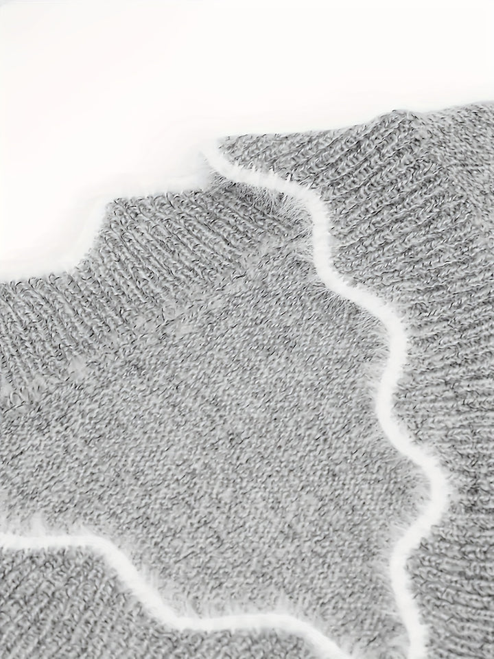Renata | Colorblock V-Neck Sweater