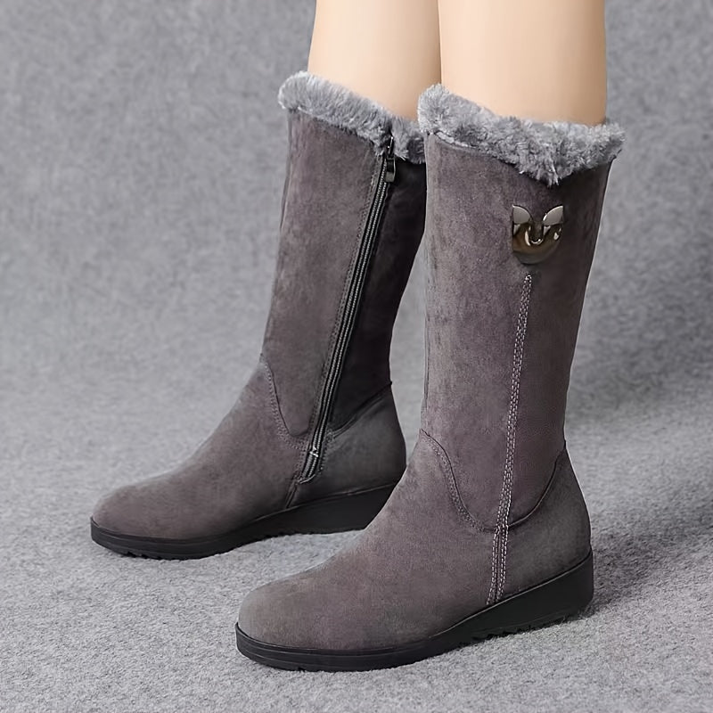 Estelle | Cozy Cuffed Winter Boots