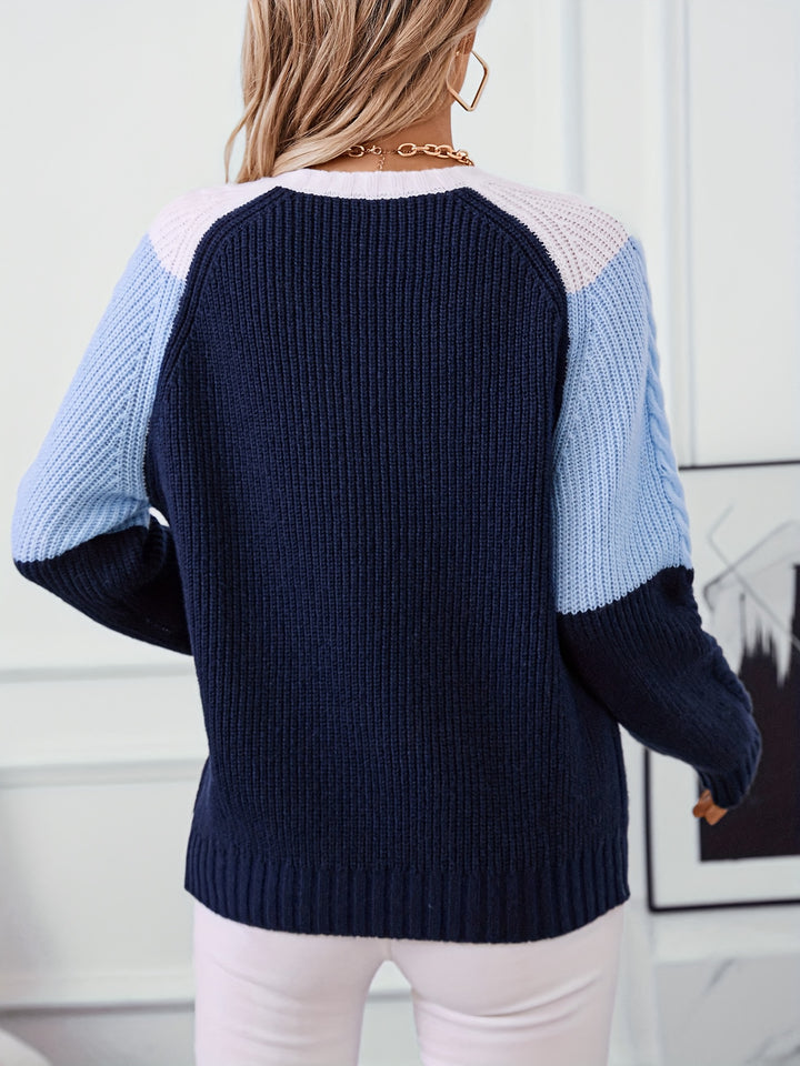 Matilda | Colorblock Knit Sweater