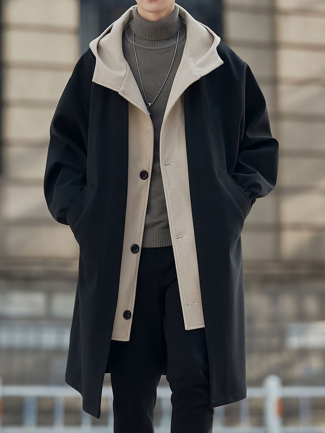 Harrison | Refined Hooded Longline Coat