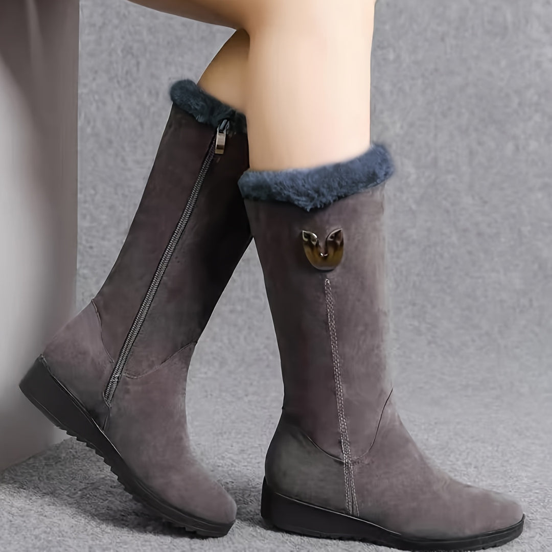 Estelle | Cozy Cuffed Winter Boots