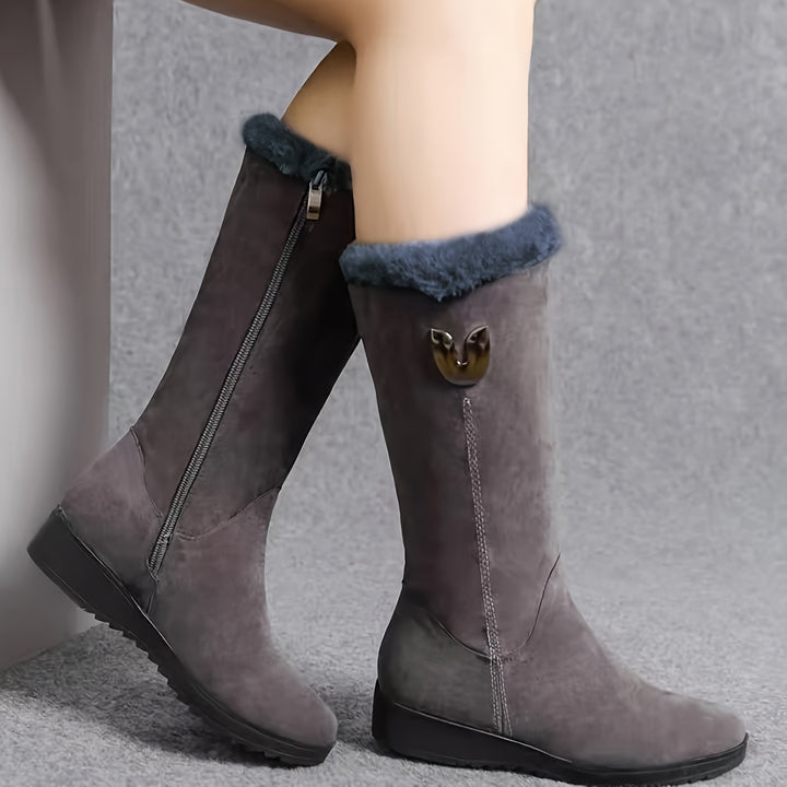 Estelle | Cozy Cuffed Winter Boots
