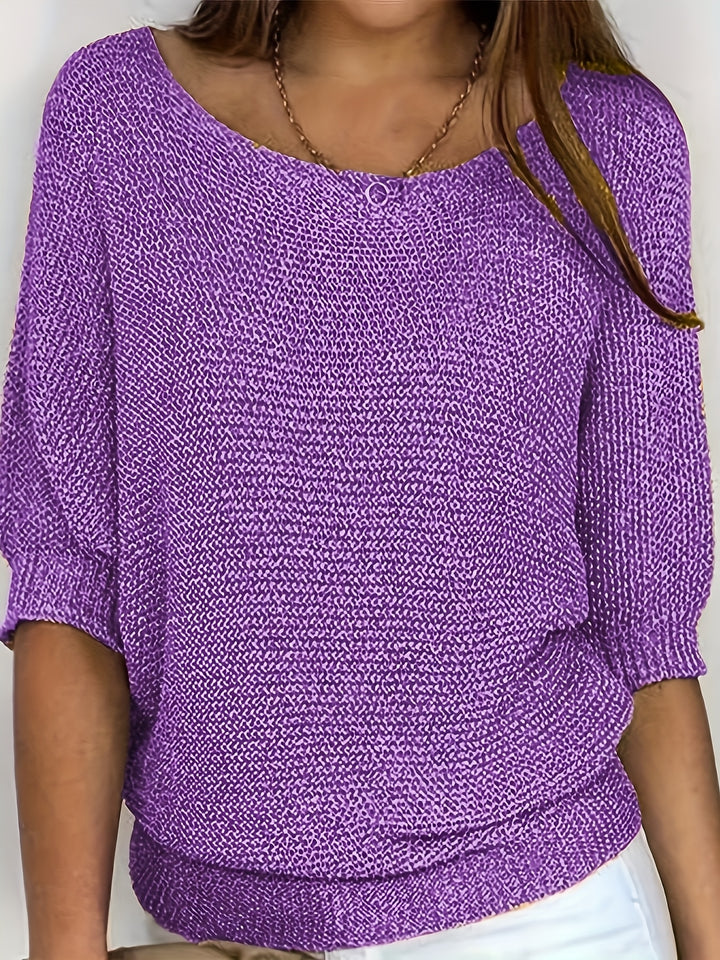 Lena | Relaxed Open-Knit Sweater
