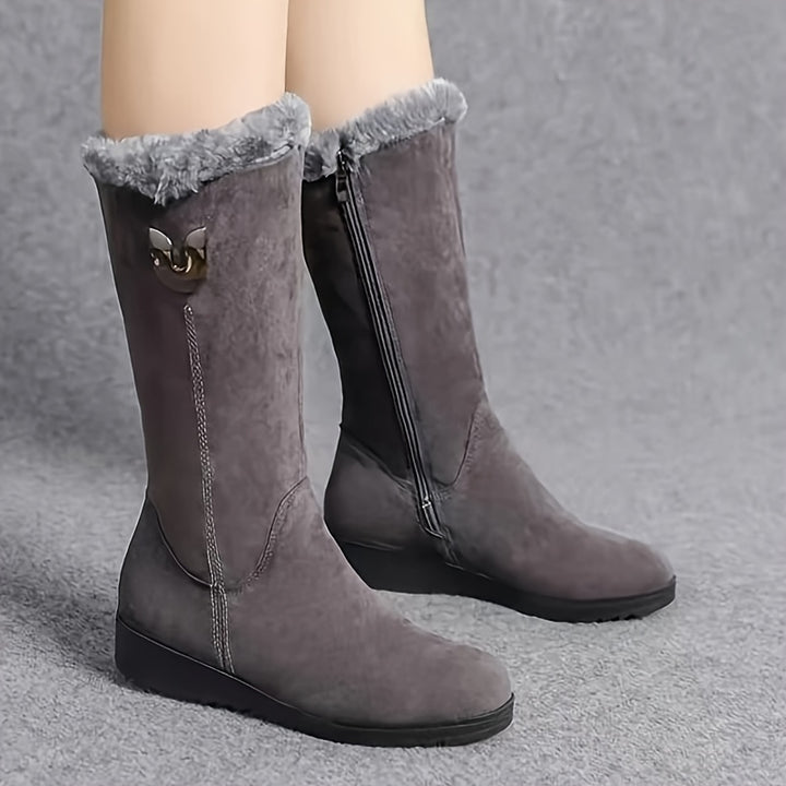 Estelle | Cozy Cuffed Winter Boots