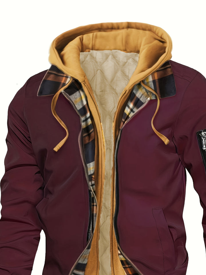 Bryson | Hooded Warm-Lined Zip Jacket