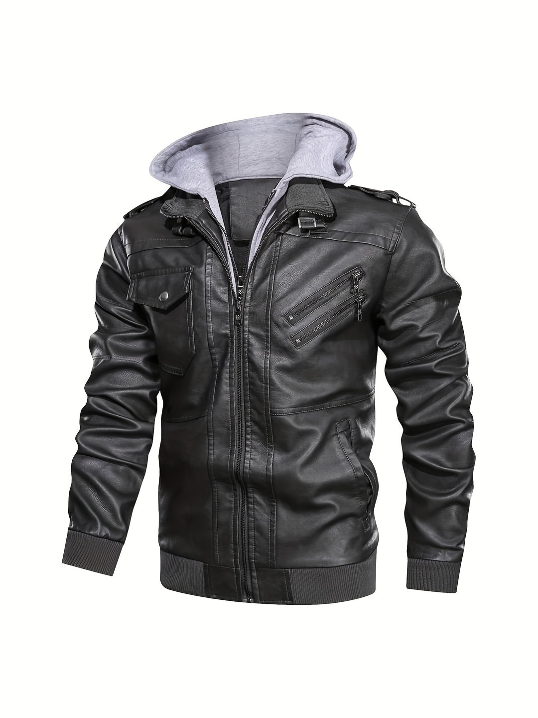Maddox | Hooded Moto Jacket