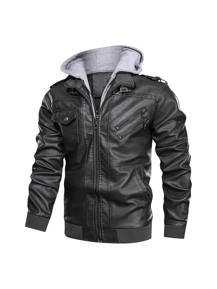 Maddox | Hooded Moto Jacket