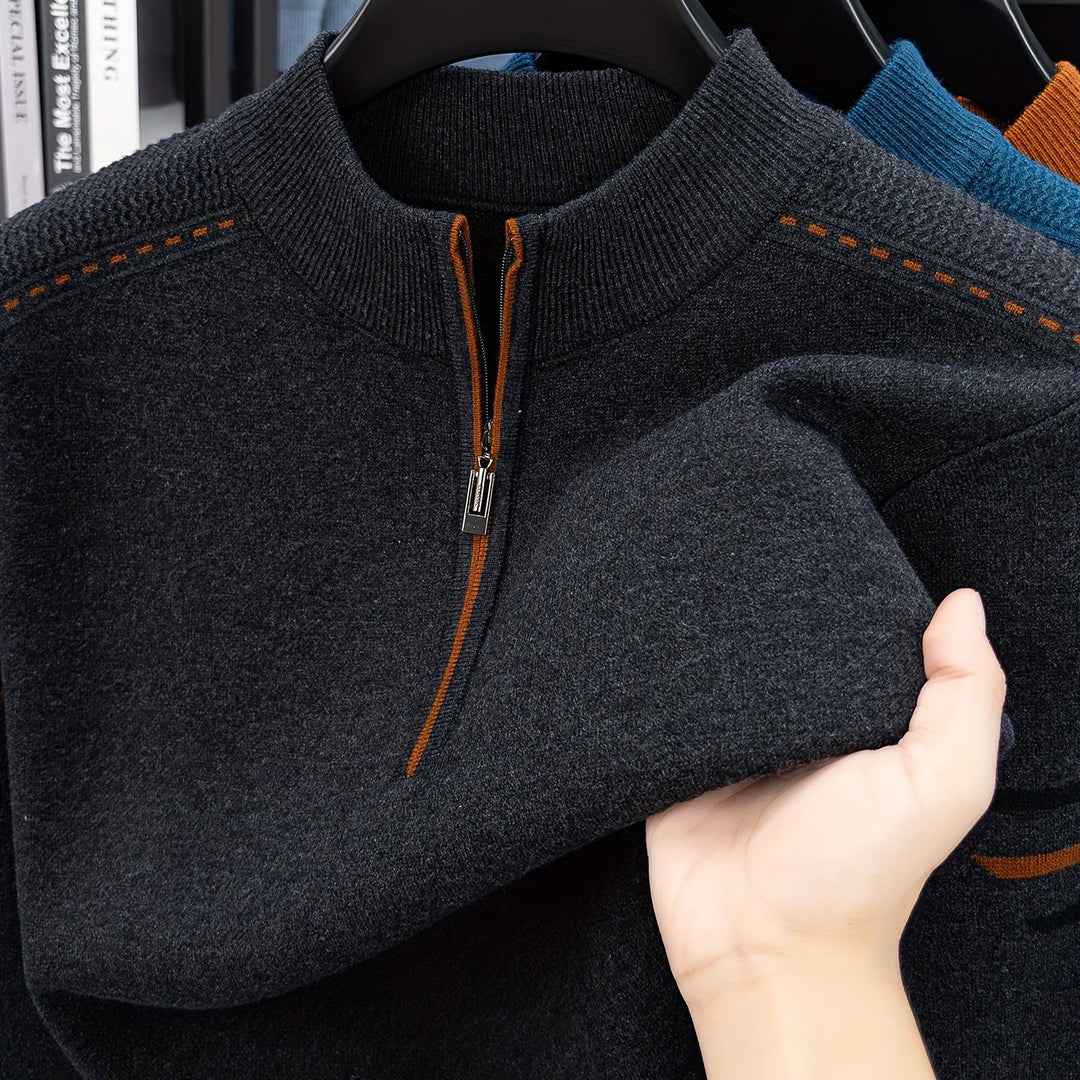 Daniel | Half-Zip Knit Sweater