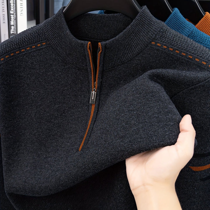 Daniel | Half-Zip Knit Sweater