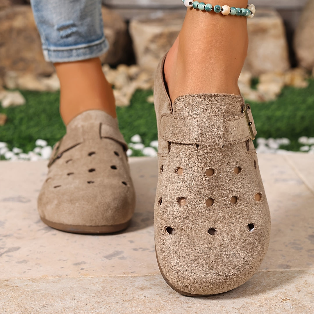Marion | Buckle-Detail Slip-On Clogs