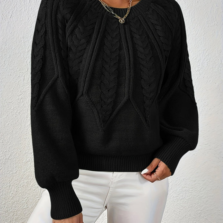 Eleanor | Relaxed Cable-Knit Sweater