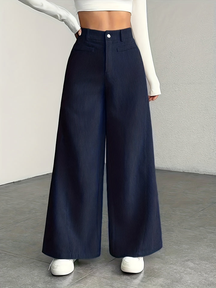 Kimberly | High-Waisted Wide-Leg Trousers