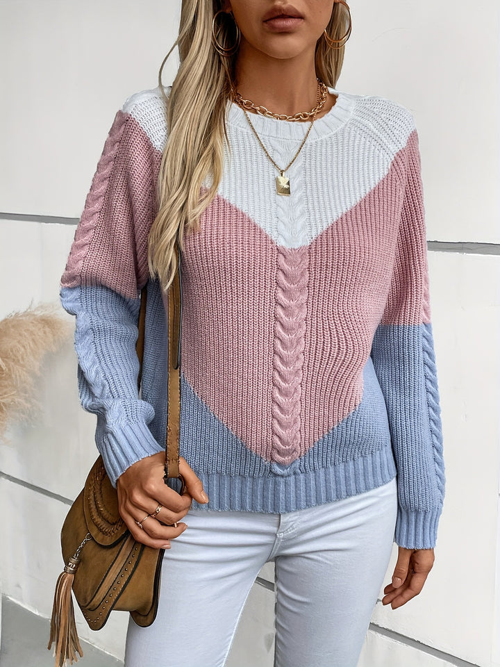 Matilda | Colorblock Knit Sweater