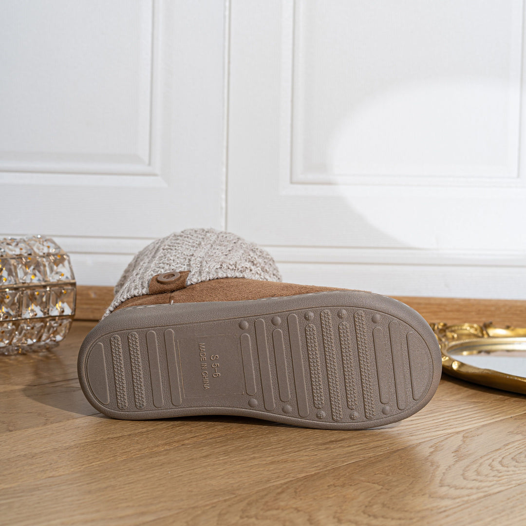 Maisie | Cozy Knit-Cuff Boots