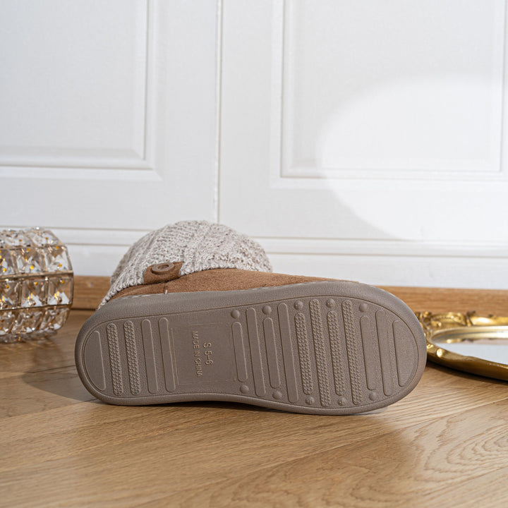 Maisie | Cozy Knit-Cuff Boots