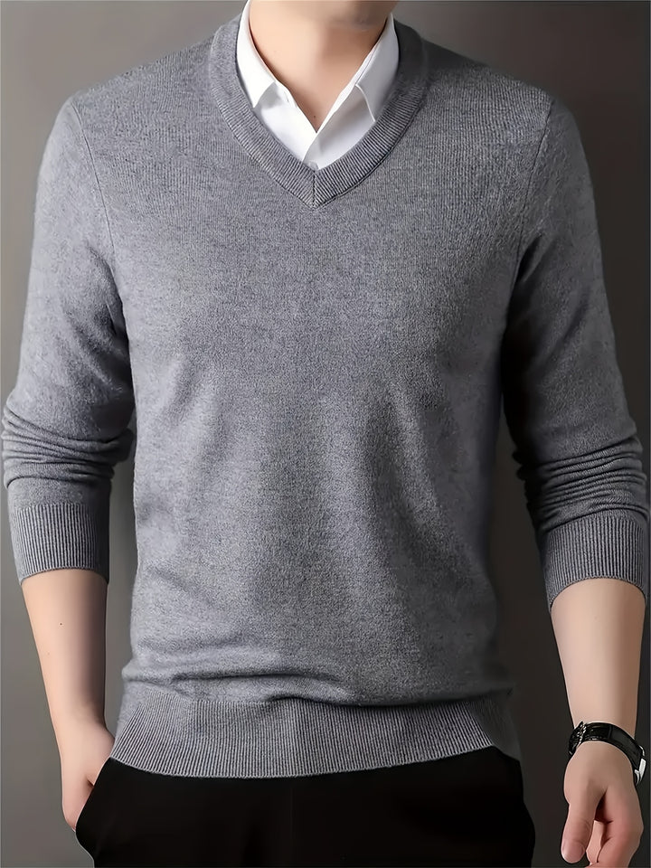 Ellis | Refined V-Neck Sweater