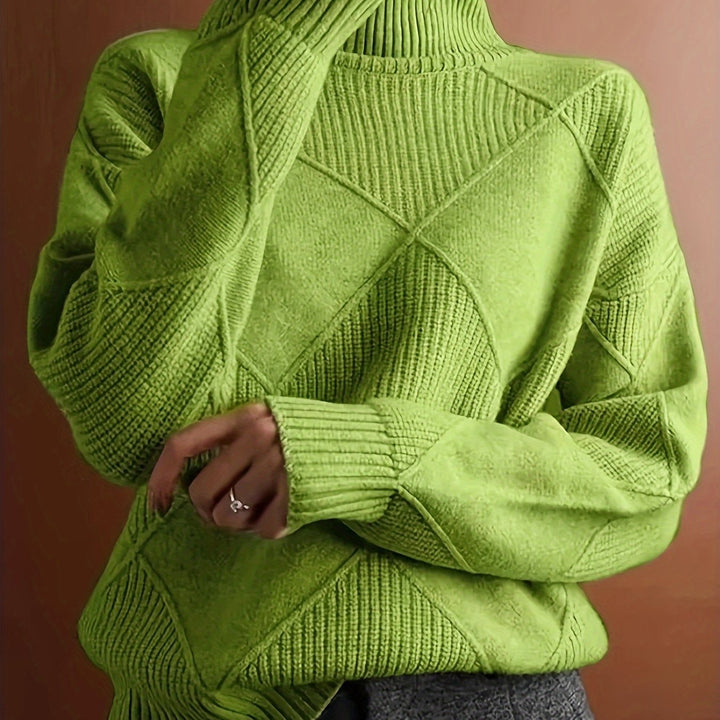Maeve | Textured Turtleneck Sweater