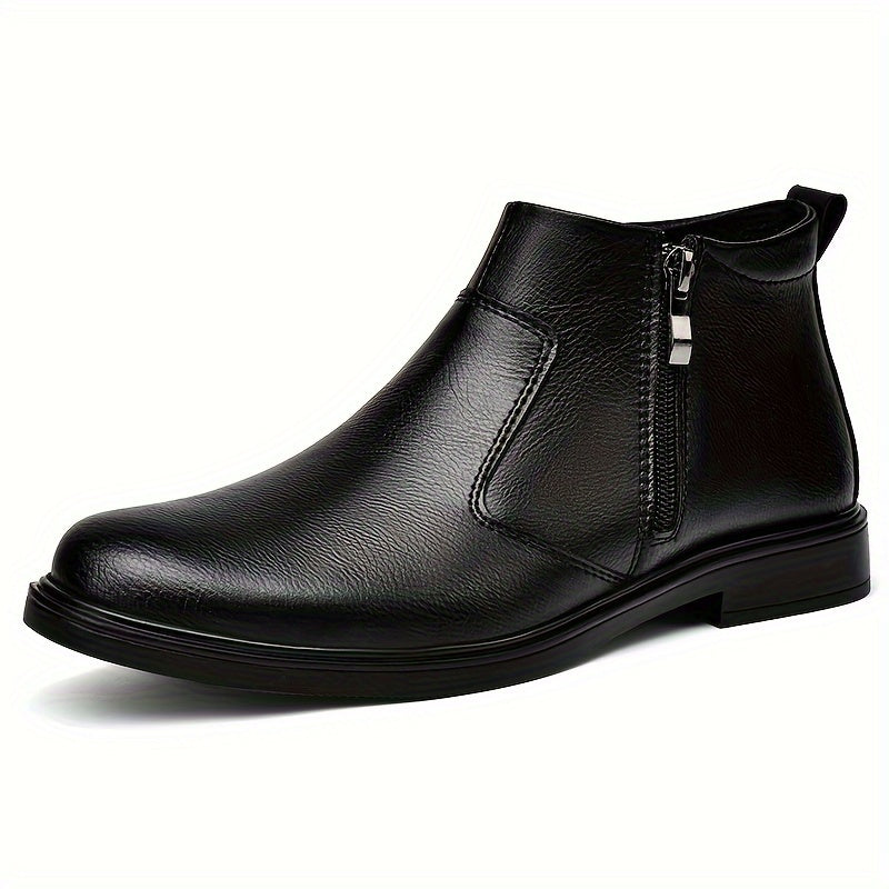 Marcus | Refined Zip-Up Ankle Boots