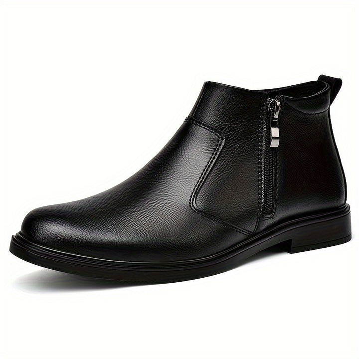 Marcus | Refined Zip-Up Ankle Boots