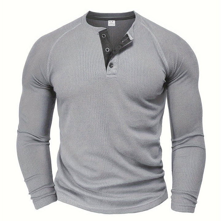 Graham | Classic Button Henley Shirt