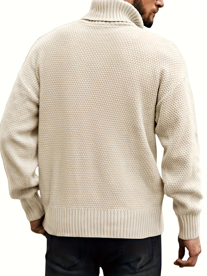 Ambrose | Classic Cable-Knit Turtleneck Sweater
