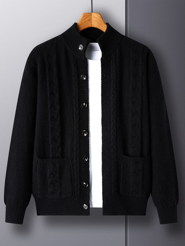 Sinclair | Textured Button-Front Cardigan