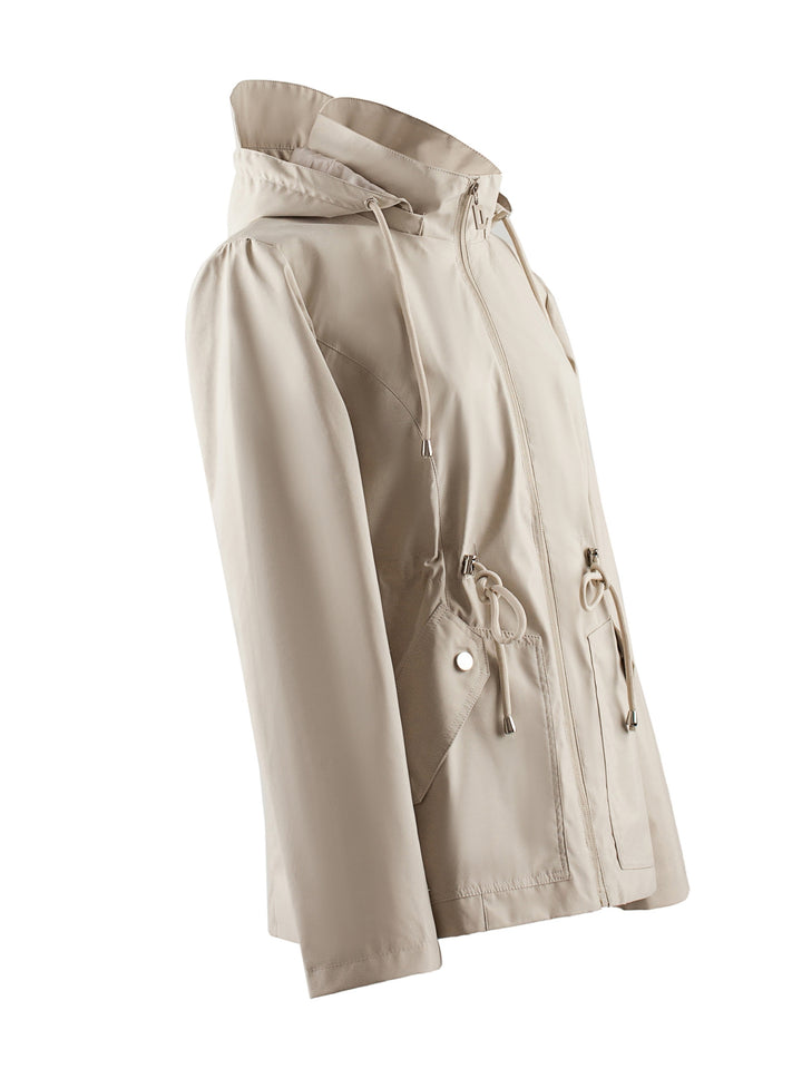 Clara | Hooded Drawstring Jacket