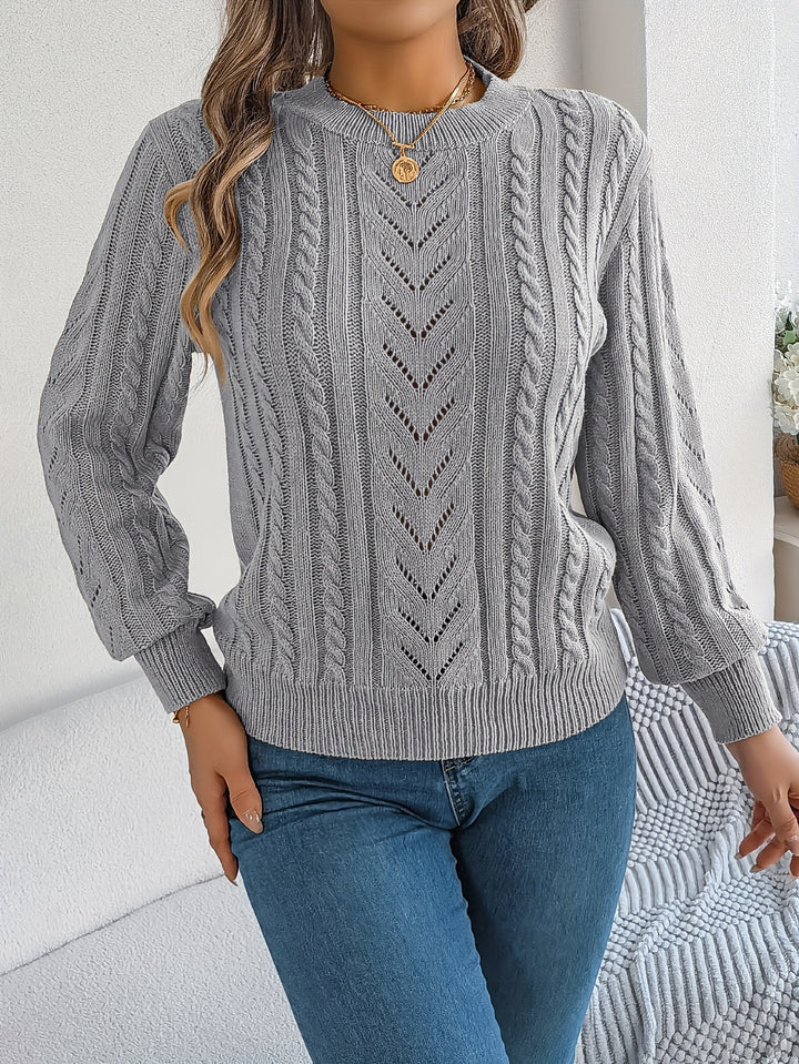 Blythe | Cable-Knit Textured Sweater