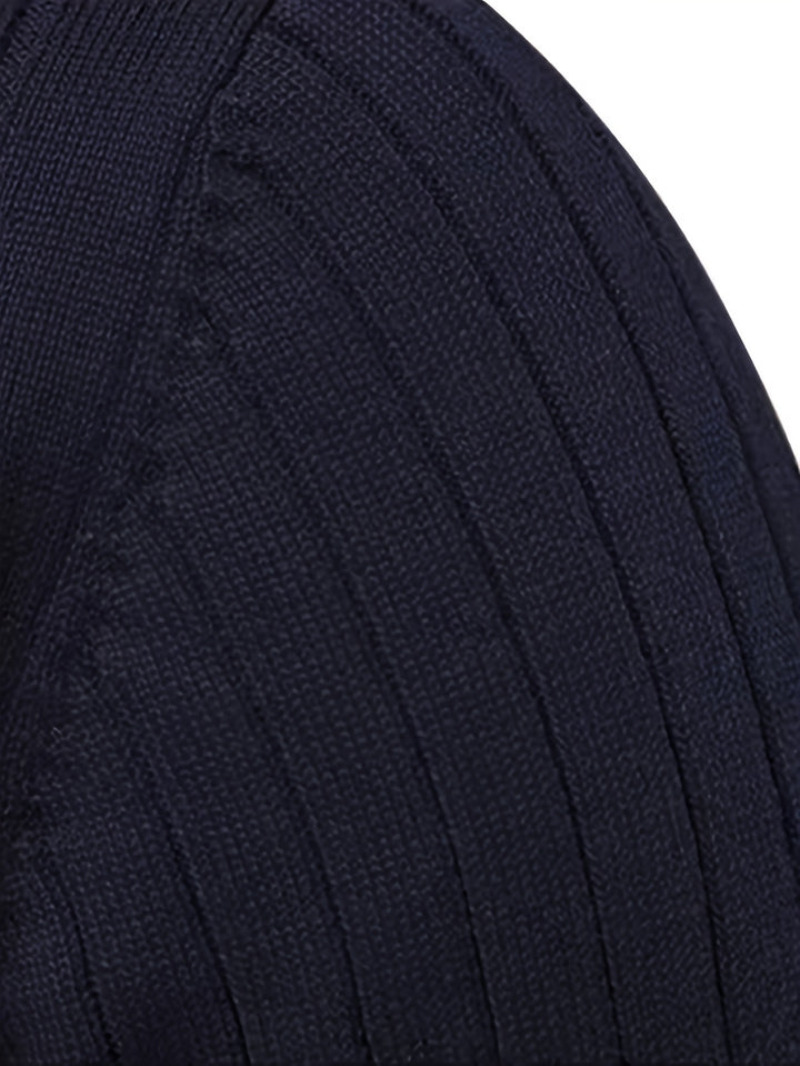 Reid | Quarter-Zip Stand Collar Sweater