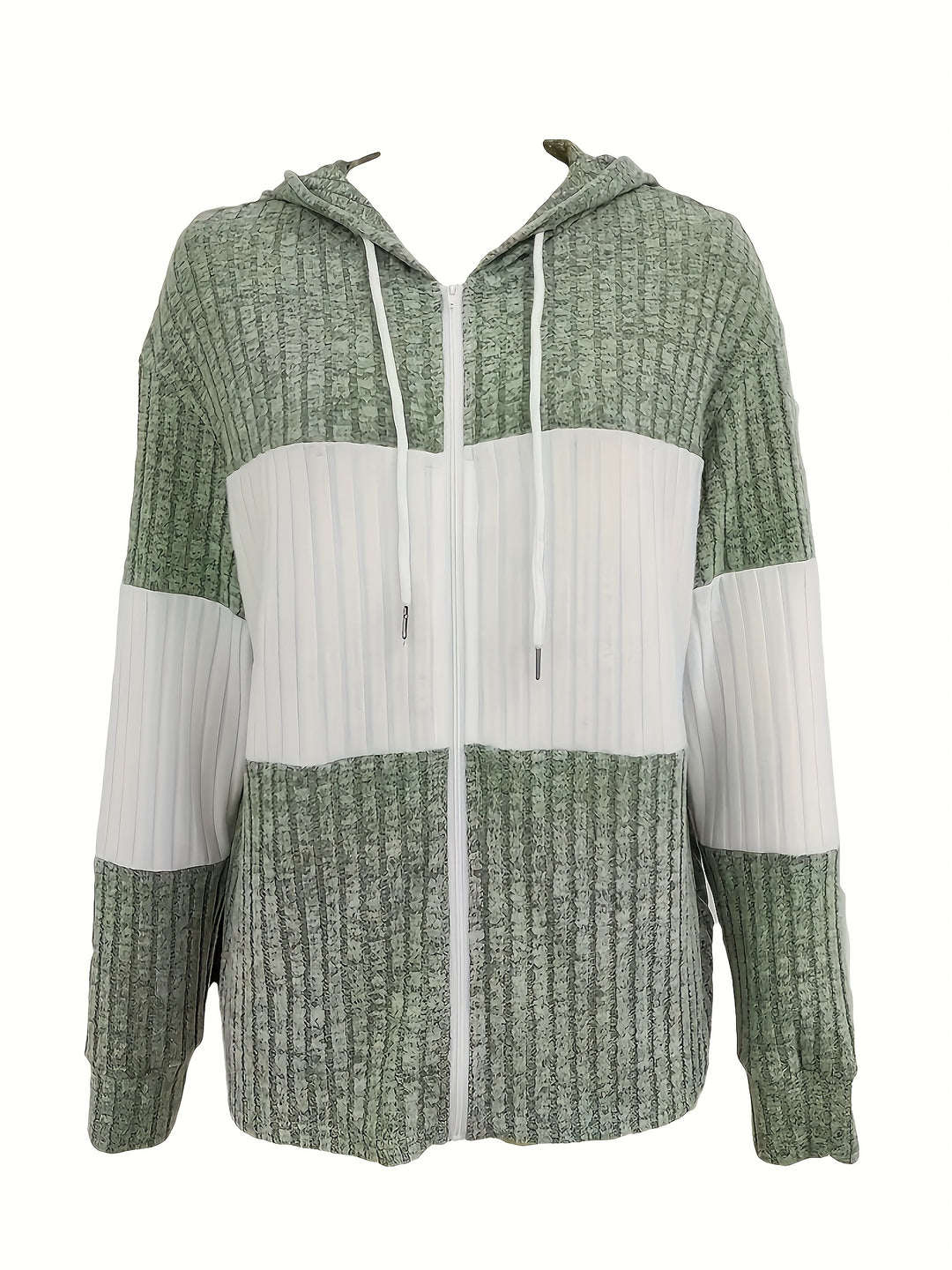 Shannon | Cozy Color-Block Zip-Up Hoodie