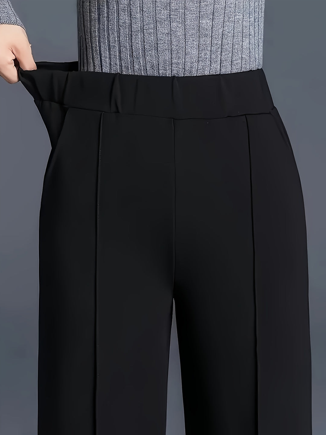 Odette | High-Waisted Wide-Leg Trousers